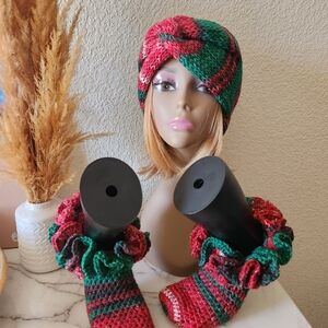 Festive fun ear warmer set